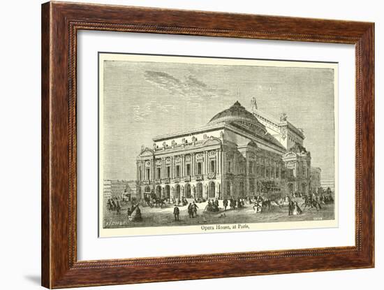 Opera House, at Paris-null-Framed Giclee Print