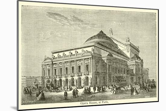 Opera House, at Paris-null-Mounted Giclee Print