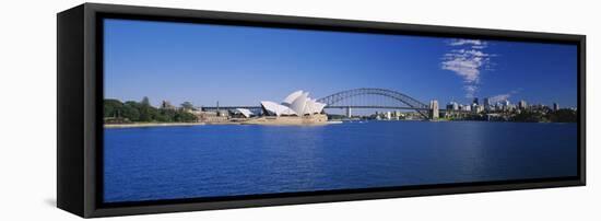 Opera House at the Waterfront, Sydney Opera House, Sydney, New South Wales, Australia-null-Framed Stretched Canvas