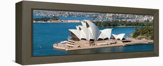 Opera House at Waterfront, Sydney Opera House, Sydney Harbor, Sydney, New South Wales, Australia-null-Framed Premier Image Canvas