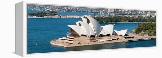 Opera House at Waterfront, Sydney Opera House, Sydney Harbor, Sydney, New South Wales, Australia-null-Framed Premier Image Canvas