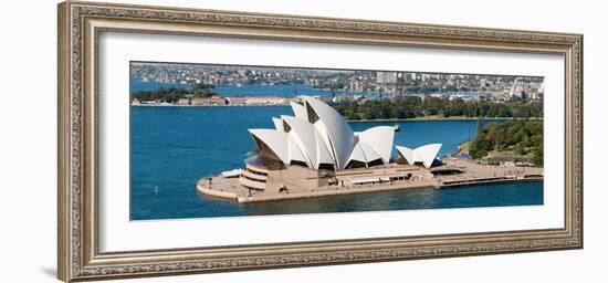 Opera House at Waterfront, Sydney Opera House, Sydney Harbor, Sydney, New South Wales, Australia-null-Framed Photographic Print