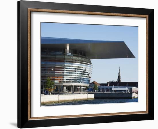 Opera House, Designed By Henning Larsen, Copenhagen, Denmark, Scandinavia, Europe-Christian Kober-Framed Photographic Print