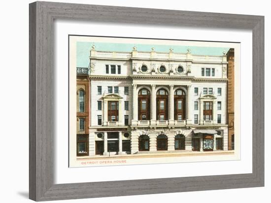 Opera House, Detroit, Michigan-null-Framed Art Print