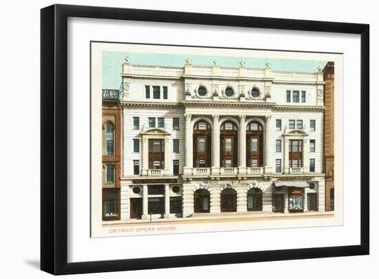 Opera House, Detroit, Michigan-null-Framed Art Print