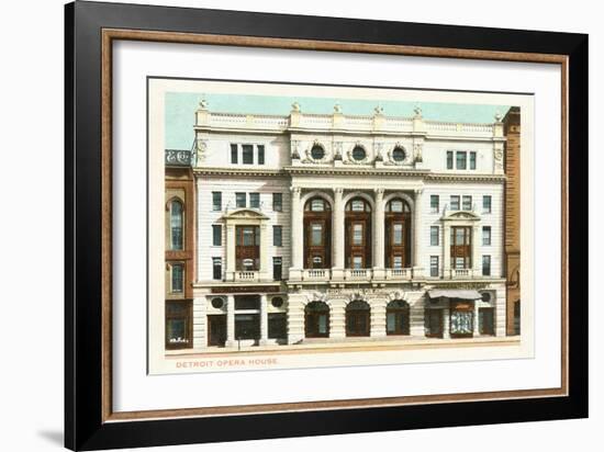 Opera House, Detroit, Michigan-null-Framed Art Print