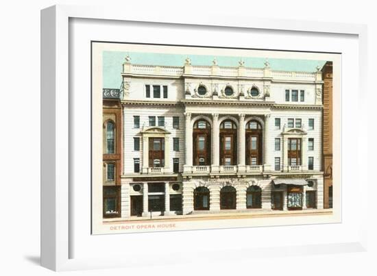 Opera House, Detroit, Michigan-null-Framed Art Print