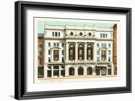 Opera House, Detroit, Michigan-null-Framed Art Print