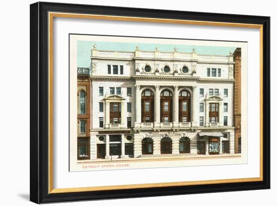 Opera House, Detroit, Michigan-null-Framed Art Print