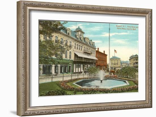 Opera House, Newport, Rhode Island-null-Framed Premium Giclee Print