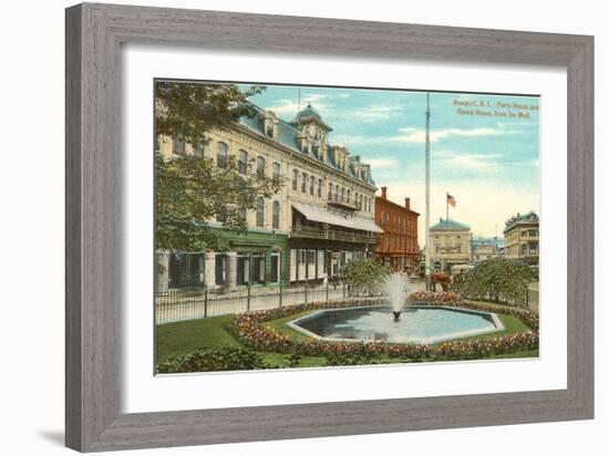 Opera House, Newport, Rhode Island-null-Framed Premium Giclee Print