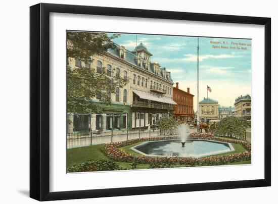 Opera House, Newport, Rhode Island-null-Framed Art Print