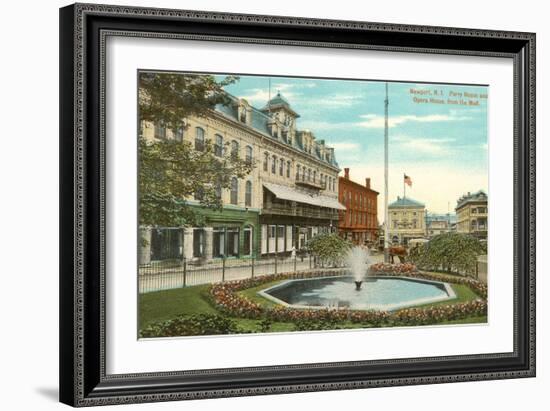 Opera House, Newport, Rhode Island-null-Framed Art Print