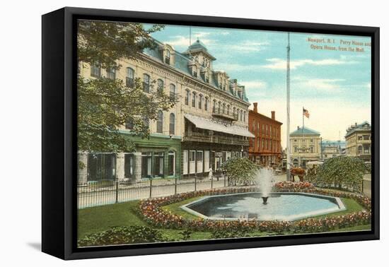 Opera House, Newport, Rhode Island-null-Framed Stretched Canvas