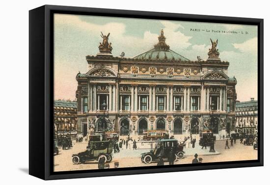 Opera House, Paris, France-null-Framed Stretched Canvas