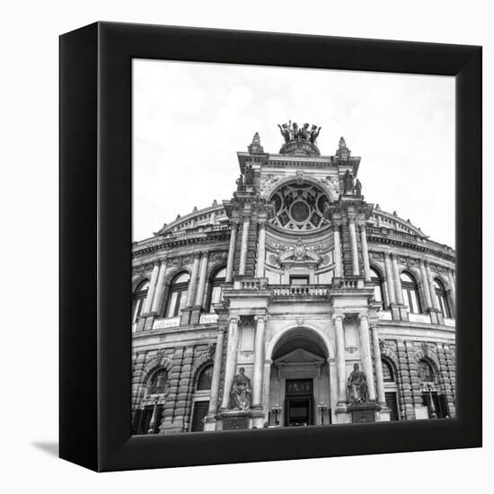 Opera House (Semperoper Dresden), Dresden, Saxony, Germany-Jon Arnold-Framed Premier Image Canvas