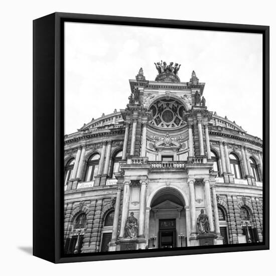 Opera House (Semperoper Dresden), Dresden, Saxony, Germany-Jon Arnold-Framed Premier Image Canvas