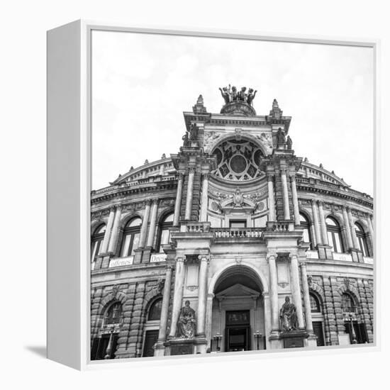 Opera House (Semperoper Dresden), Dresden, Saxony, Germany-Jon Arnold-Framed Premier Image Canvas