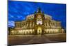Opera House (Semperoper Dresden), Dresden, Saxony, Germany-Jon Arnold-Mounted Photographic Print