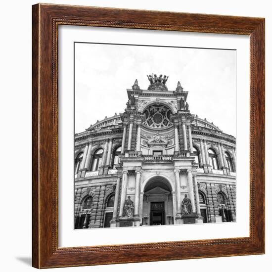 Opera House (Semperoper Dresden), Dresden, Saxony, Germany-Jon Arnold-Framed Photographic Print