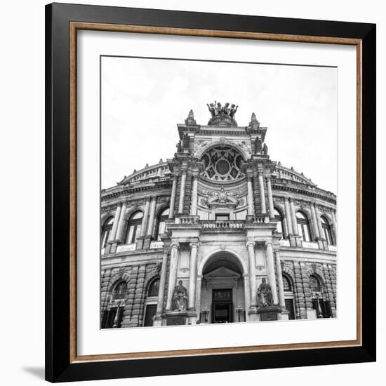 Opera House (Semperoper Dresden), Dresden, Saxony, Germany-Jon Arnold-Framed Photographic Print