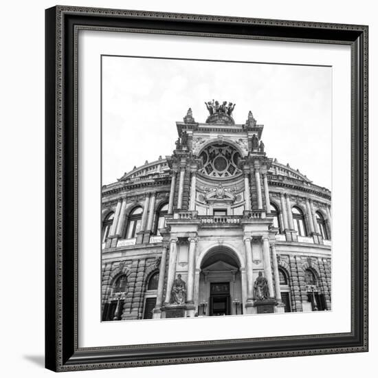 Opera House (Semperoper Dresden), Dresden, Saxony, Germany-Jon Arnold-Framed Photographic Print