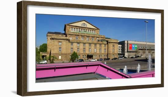 Opera House, Stuttgart, Baden-Wurttemberg, Germany, Europe-Hans-Peter Merten-Framed Photographic Print