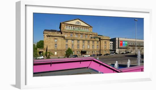 Opera House, Stuttgart, Baden-Wurttemberg, Germany, Europe-Hans-Peter Merten-Framed Photographic Print