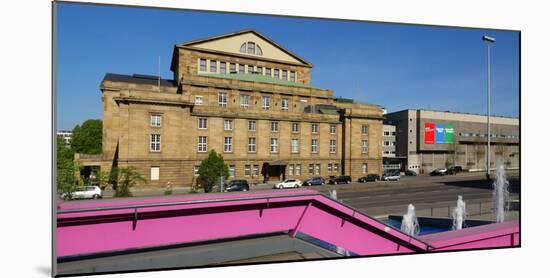 Opera House, Stuttgart, Baden-Wurttemberg, Germany, Europe-Hans-Peter Merten-Mounted Photographic Print