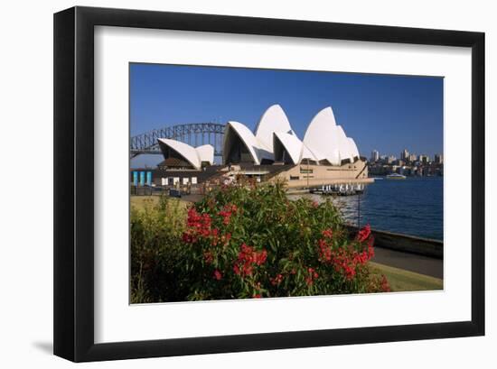 Opera House, Sydney, New South Wales, Australia-null-Framed Art Print