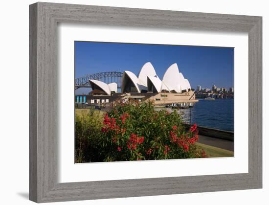 Opera House, Sydney, New South Wales, Australia-null-Framed Art Print