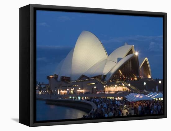 Opera House, Sydney, New South Wales, Australia-Michele Falzone-Framed Premier Image Canvas