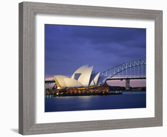 Opera House, Sydney, Nsw, Australia-Walter Bibikow-Framed Photographic Print