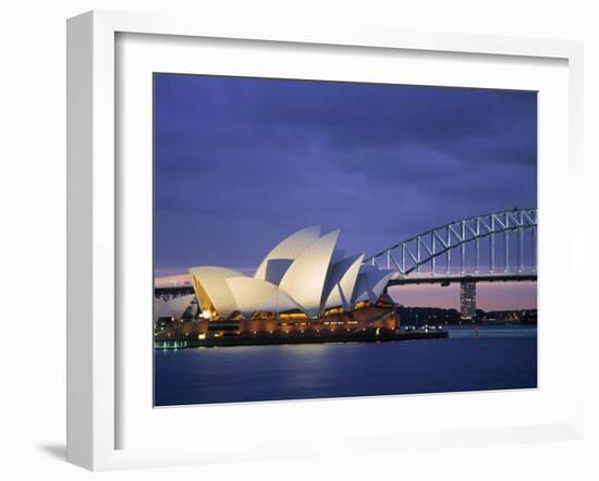 Opera House, Sydney, Nsw, Australia-Walter Bibikow-Framed Photographic Print