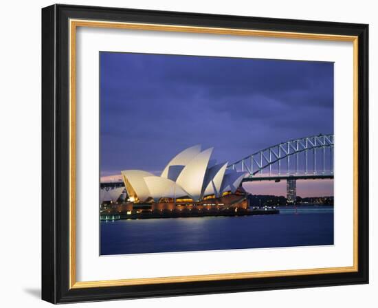 Opera House, Sydney, Nsw, Australia-Walter Bibikow-Framed Photographic Print