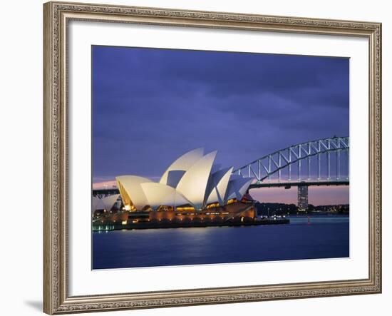 Opera House, Sydney, Nsw, Australia-Walter Bibikow-Framed Photographic Print