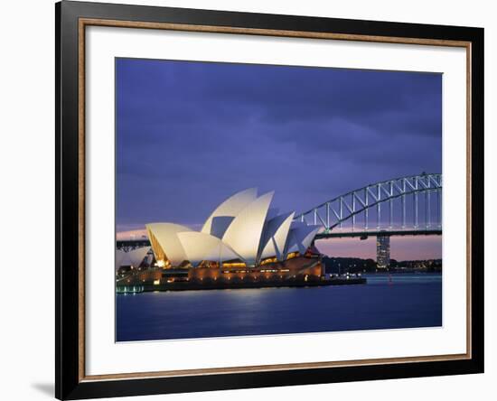 Opera House, Sydney, Nsw, Australia-Walter Bibikow-Framed Photographic Print