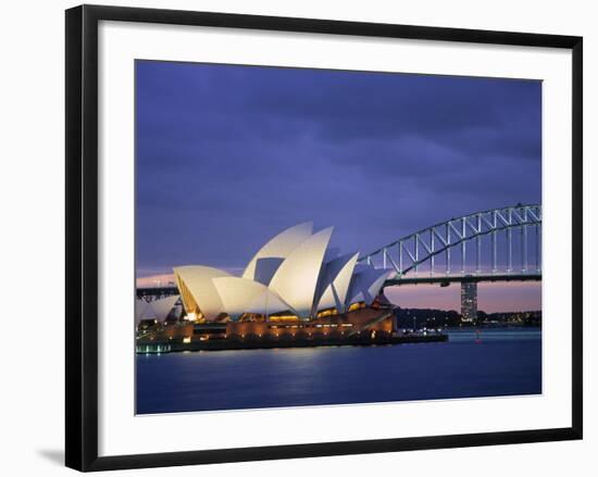 Opera House, Sydney, Nsw, Australia-Walter Bibikow-Framed Photographic Print