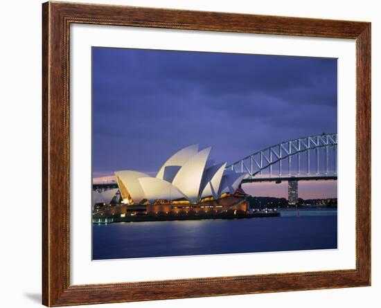 Opera House, Sydney, Nsw, Australia-Walter Bibikow-Framed Photographic Print