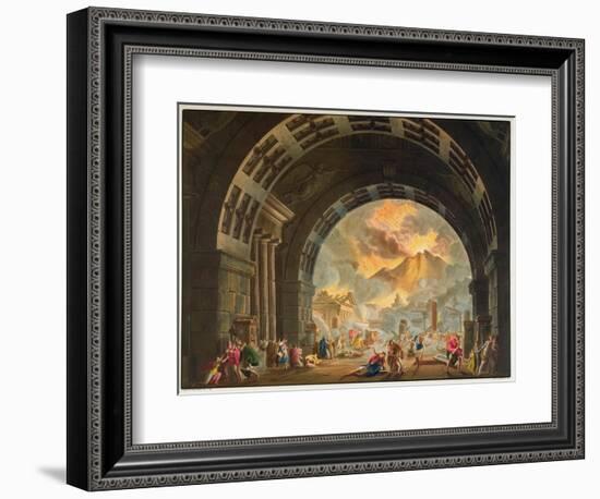 Opera LUltimo Giorno de Pompeii by Pacini, Produced at La Scale in Milan in the Autumn of 1827-Alessandro Sanquirico-Framed Giclee Print