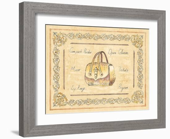 Opera Purse-Banafshe Schippel-Framed Art Print