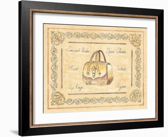 Opera Purse-Banafshe Schippel-Framed Art Print