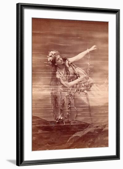 Opera Singer Lilli Lehmann (1848-1929) as Woglinde in Opera Das Rheingold by Richard Wagner. Bayreu-Anonymous Anonymous-Framed Giclee Print