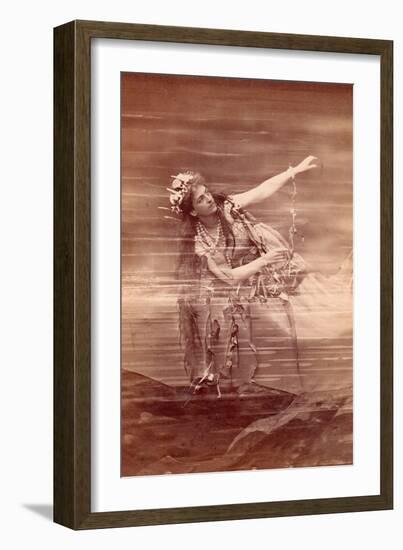 Opera Singer Lilli Lehmann (1848-1929) as Woglinde in Opera Das Rheingold by Richard Wagner. Bayreu-Anonymous Anonymous-Framed Giclee Print