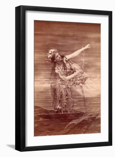 Opera Singer Lilli Lehmann (1848-1929) as Woglinde in Opera Das Rheingold by Richard Wagner. Bayreu-Anonymous Anonymous-Framed Giclee Print