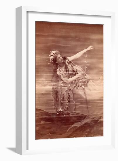 Opera Singer Lilli Lehmann (1848-1929) as Woglinde in Opera Das Rheingold by Richard Wagner. Bayreu-Anonymous Anonymous-Framed Giclee Print