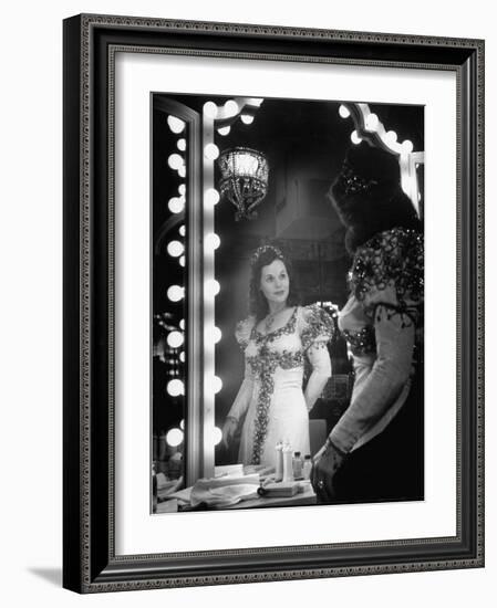 Opera Singer Nadine Connor Posing in Costume-null-Framed Photographic Print