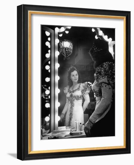 Opera Singer Nadine Connor Posing in Costume-null-Framed Photographic Print