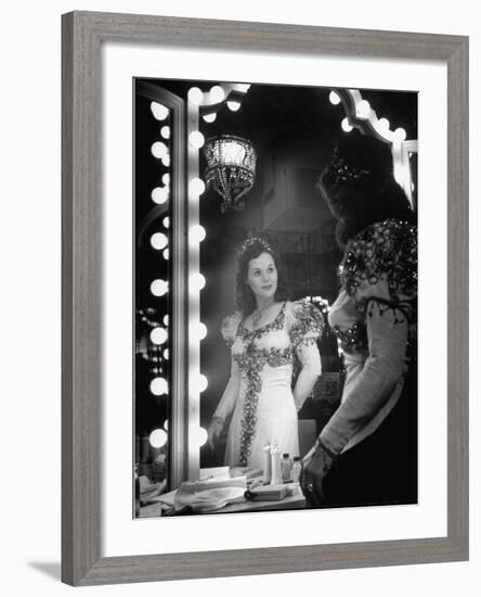 Opera Singer Nadine Connor Posing in Costume-null-Framed Photographic Print