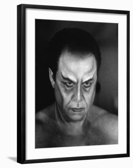 Operatic Bass Baritone George London for the Role of Mephistopheles in Gounod's Opera "Faust"-Gordon Parks-Framed Premium Photographic Print